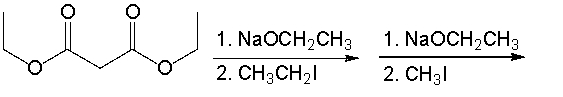 Predict the product for the following reaction sequence.         A)  I B)  II C)  III D)  IV E)  V