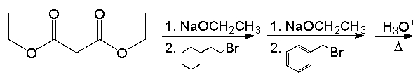 Predict the product for the following reaction sequence.       A)  I B)  II C)  III D)  IV E)  V
