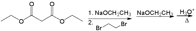 Predict the final product for the following reaction sequence.       A)  I B)  II C)  III D)  IV E)  V