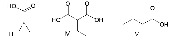Predict the final product for the following reaction sequence.       A)  I B)  II C)  III D)  IV E)  V