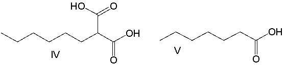 Predict the final product for the following reaction sequence.       A)  I B)  II C)  III D)  IV E)  V
