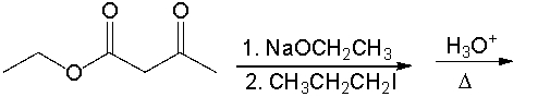 Predict the product for the following reaction sequence.       A)  I B)  II C)  III D)  IV E)  V