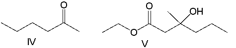 Predict the product for the following reaction sequence.       A)  I B)  II C)  III D)  IV E)  V