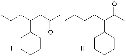 Predict the product(s)  for the following reaction.       A)  I B)  II C)  III D)  IV E)  I and IV