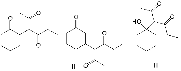 Predict the product for the following reaction.       A)  I B)  II C)  III D)  IV E)  V