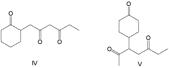 Predict the product for the following reaction.       A)  I B)  II C)  III D)  IV E)  V