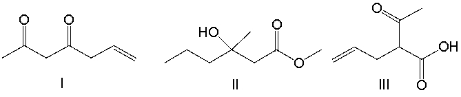 Predict the product for the following reaction.       A)  I B)  II C)  III D)  IV E)  V
