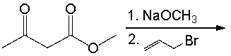 Predict the product for the following reaction sequence.         A)  I B)  II C)  III D)  IV E)  V