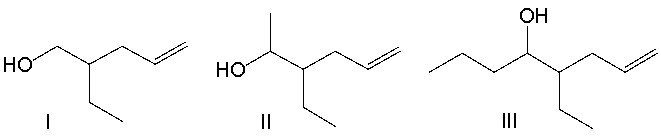 Predict the product for the following reaction sequence.         A)  I B)  II C)  III D)  IV E)  V