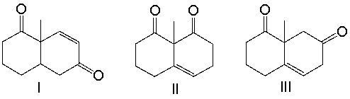 Predict the major product for the following reaction.       A)  I B)  II C)  III D)  IV E)  V
