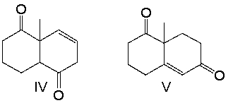 Predict the major product for the following reaction.       A)  I B)  II C)  III D)  IV E)  V