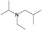 What is the IUPAC name for the following compound?   A)  ethylisobutylisopropylamine B)  ethylisopropylbutylamine C)  sec-butylethylpropylamine D)  sec-butylethylisopropylamine E)  none of these