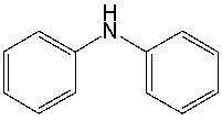 What is the common name for the following compound?   A)  dibenzylamine B)  diphenylamine C)  dibenzeneamine D)  phenylbenzeneamine E)  none of these