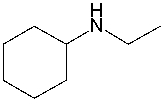 What is the IUPAC name for the following compound?   A)  N-ethylhexanamine B)  N-ethylcyclohexanamine C)  N-cyclohexylethanamine D)  N-ethylcyclopentanamine E)  N-ethylaniline