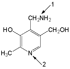 Pyridoxamine, aka vitamin B<sub>6</sub>, has the following structure. Which nitrogen is more basic? Explain your choice.  <div style=padding-top: 35px> 