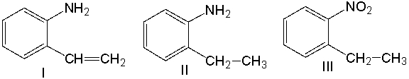 Predict the product for the following reaction.       A)  I B)  II C)  III D)  IV E)  V