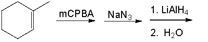Predict the product for the following reaction sequence.       A)  I B)  II C)  III D)  IV E)  V