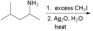 Predict the major product for the following reaction.       A)  I B)  II C)  III D)  IV E)  V