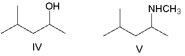 Predict the major product for the following reaction.       A)  I B)  II C)  III D)  IV E)  V