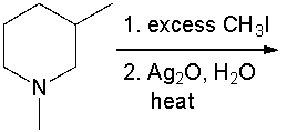 Predict the major product for the following reaction.     A)  I B)  II C)  III D)  IV E)  V