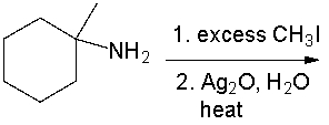 Predict the major product for the following reaction.  