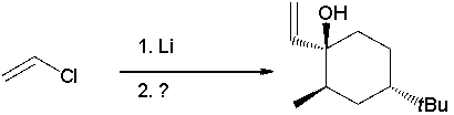Which reactant would afford the product shown as the major isomeric product?       A)  I B)  II C)  III D)  IV E)  none of the above