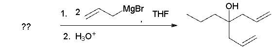 Identify the starting material.       A)  I B)  II C)  III D)  IV E)  The product cannot be formed directly from one of the reactants above.