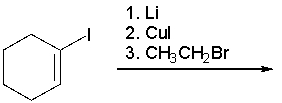 What is the product of the following reaction?  