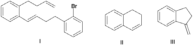 Which is the major product of the following reaction?      A) I B) II C) III