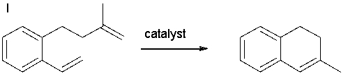 Which of the following metathesis reactions would not form ethylene gas?           A)  I B)  II C)  III D)  IV