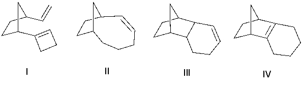 Predict the major product in the following reaction?      A) I B)  II C)  III D) IV