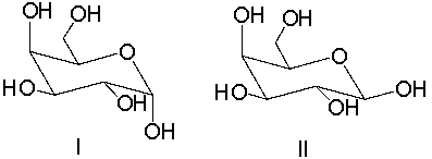 Predict the product(s)  for the following reaction.       A)  I B)  I and II C)  III and IV D)  IV E)  I, II and IV