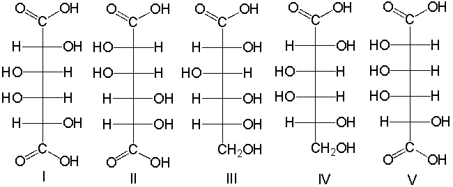 Predict the product(s)  for the following reaction.     A)  I B)  II C)  III D)  IV E)  V