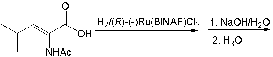 Provide the structure of the amino acid produced from the following reaction sequence.  
