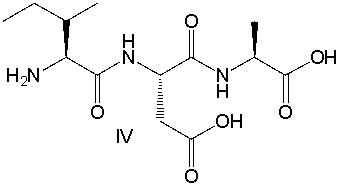Which of the following is a correct bond-line structure for the tripeptide Val-Asp-Ala?         A)  I B)  II C)  III D)  IV E)  none of these