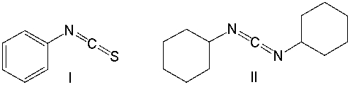 Which of the following reagent(s)  is(are)  used to remove the N-terminus amino acid residue using Edman degradation?     A)  I B)  II C)  III D)  IV E)  none of these