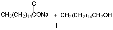 Predict the products when spermaceti is treated with aqueous NaOH.           A)  I B)  II C)  III D)  IV E)  none of these