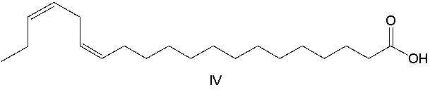 Which of the following fatty acids are most likely to occur in a natural source?           A)  I and III B)  I, III and IV C)  II and V D)  IV and V E)  I, III, IV and V