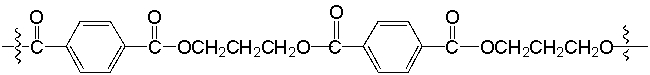 Provide the structure of monomer(s) that would produce the following condensation polymer.  