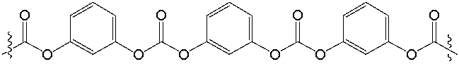 Provide the structure of the monomer(s) that would produce the following condensation polymer.  
