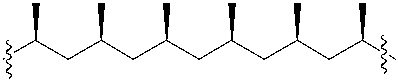 Which of the following best describes the polymer shown below?   A)  atactic B)  isotactic C)  syndiotactic D)  antidiotactic E)  none of these