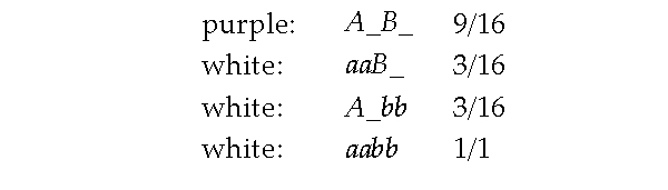 The following F2 results occur from a typical dihybrid cross:    If a double heterozygote (AaBb) is crossed with a fully recessive organism (aabb), what phenotypic ratio is expected in the offspring?
