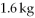<strong>A person on a diet loses   in a week. How many micrograms per second (μg/s) are lost?</strong> A) 2.6 × 10<sup>3</sup> μg/s B) 1.6 × 10<sup>5</sup> μg/s C) 44 μg/s D) 6.4 × 10<sup>4</sup> μg/s <div style=padding-top: 35px> 