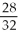 <strong>Consider two equal-volume flasks of gas at the same temperature and pressure. One gas, oxygen, has a molecular mass of 32. The other gas, nitrogen, has a molecular mass of 28. What is the ratio of the number of oxygen molecules to the number of nitrogen molecules in these flasks?</strong> A) B) C) D) E)
