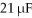 <strong>A 5.0-μF, a 14-μF, and a capacitor are connected in parallel. How much capacitance would a single capacitor need to have to replace the three capacitors?</strong> A) 40 μF B) C) 5.0 μF D) 14 μF