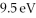 <strong>A hydrogen atom is in its n = 2 excited state when its electron absorbs in an interaction with a photon. What is the energy of the resulting free electron?</strong> A) 6.1 eV B) 7.9 eV C) 8.2 eV D) 9.2 eV