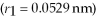 <strong>Calculate the orbital Bohr radius of the excited state in a hydrogen atom. </strong> A) 0.212 nm B) 0.106 nm C) 0.170 nm D) 0.244 nm