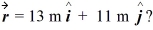 A force   = 12 N   - 10 N   Acts on an object. How much work does this force do as the object moves from the origin to the point   A)  46 J B)  266 J C)  37 J D)  62 J