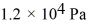If a certain sample of an ideal gas has a temperature of 109°C and exerts a pressure of   on the walls of its container,how many gas molecules are present in each cubic centimeter of volume? The ideal gas constant is 8.314 J/mol · K and Avogadro's number is 6.022 × 10<sup>23</sup> molecules/mol.