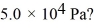In the figure,an open tank contains a layer of oil floating on top of a layer of water (of density 1000 kg/m<sup>3</sup>)that is 3.0 m thick,as shown.What must be the thickness of the oil layer if the gauge pressure at the bottom of the tank is to be   The density of the oil is 510 kg/   .  